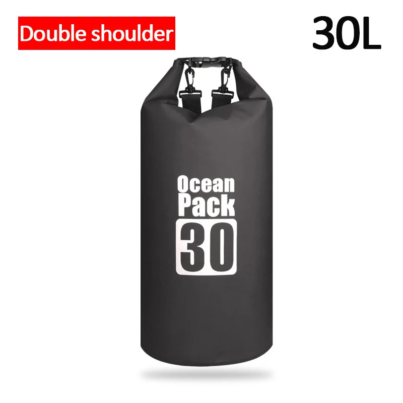 Waterproof Floating Dry Bag | 2L–30L | 500D | Fishing, Boating & Swimming