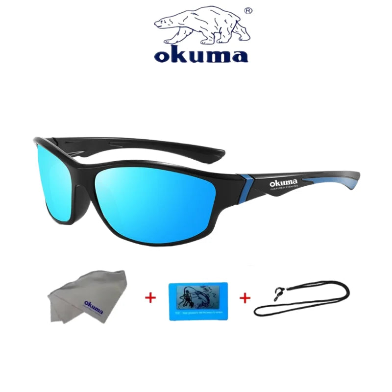 Okuma Polarized Fishing Sunglasses | UV400 Anti-Glare Outdoor Sports Eyewear