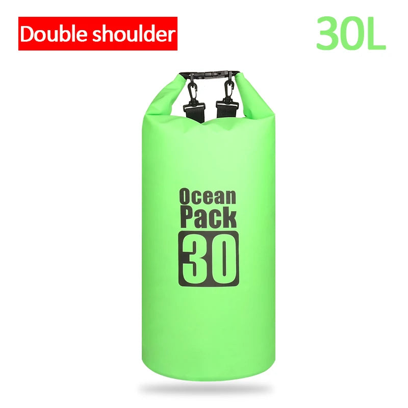 Waterproof Floating Dry Bag | 2L–30L | 500D | Fishing, Boating & Swimming
