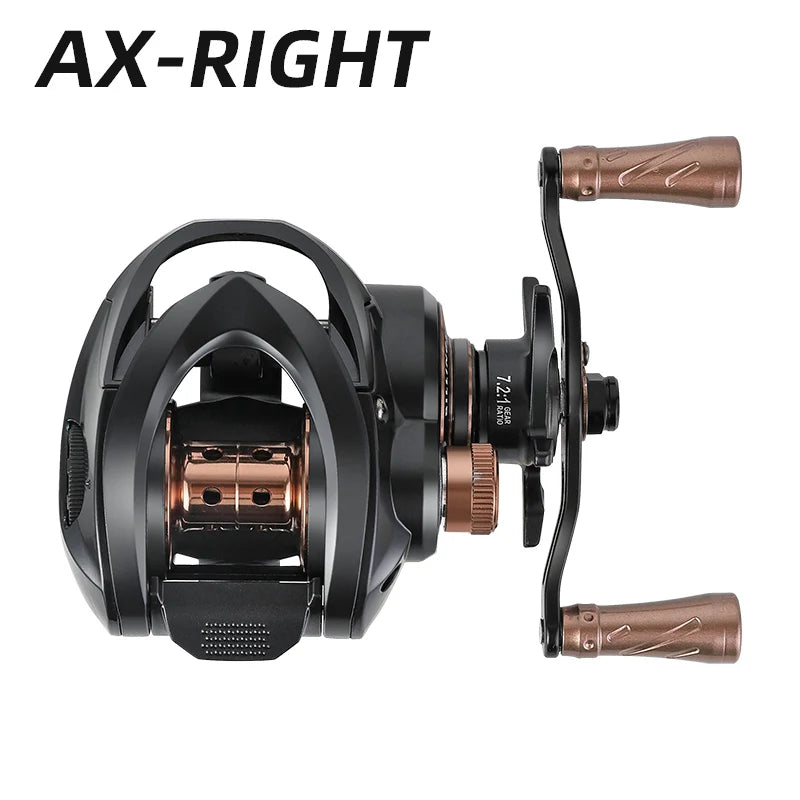BILLINGS AX200 Baitcasting Reel | 7.2:1 Gear Ratio | 6kg Drag | 4+1 Bearings | Ultralight Baitcaster