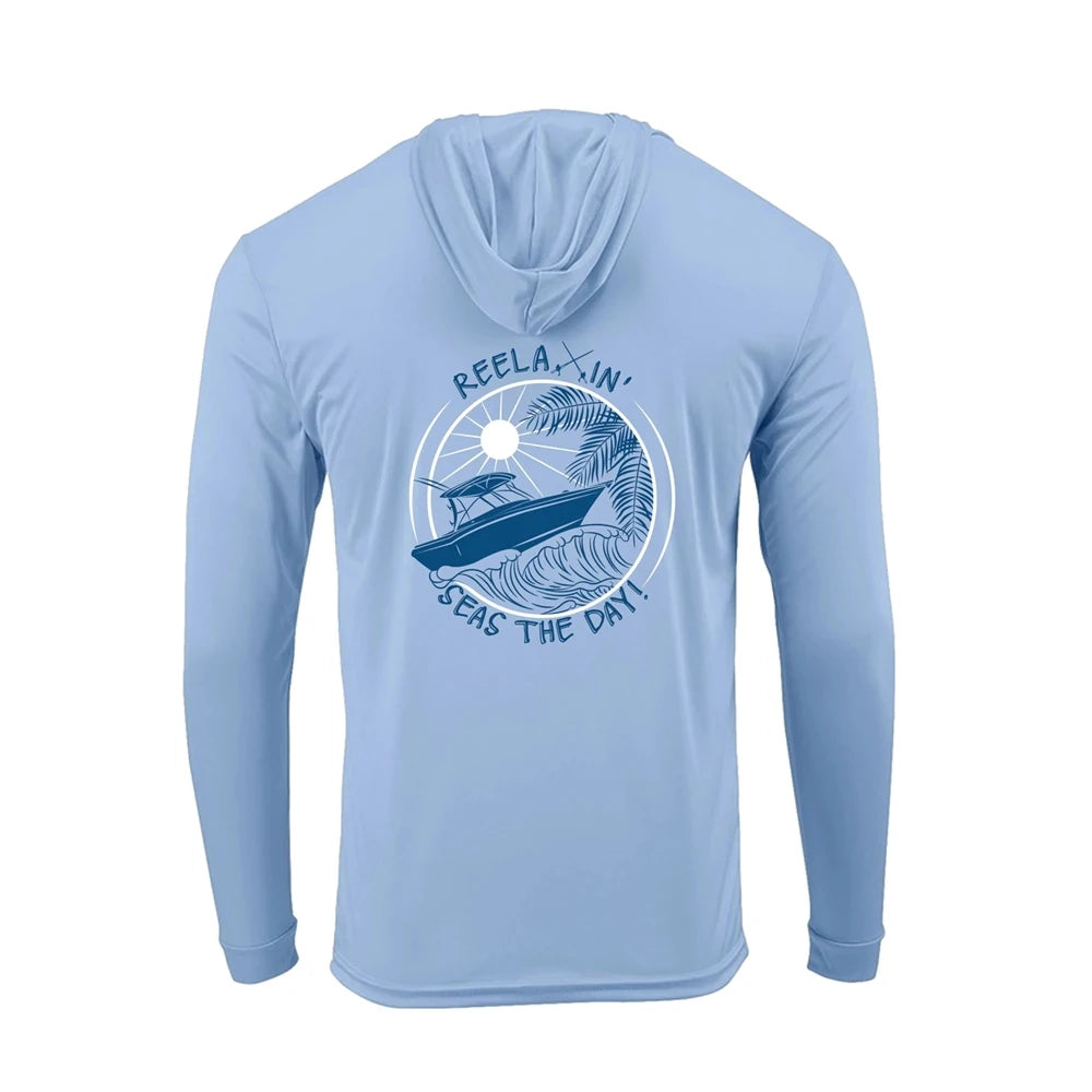 Men’s Long Sleeve Fishing Shirt with Hood | UPF50+ Outdoor Performance Top