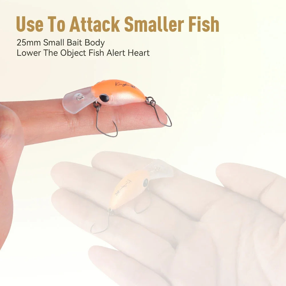 Kingdom Micro Expert Minnow Lure | Ultralight Hardbody Crankbait | 25mm / 32mm