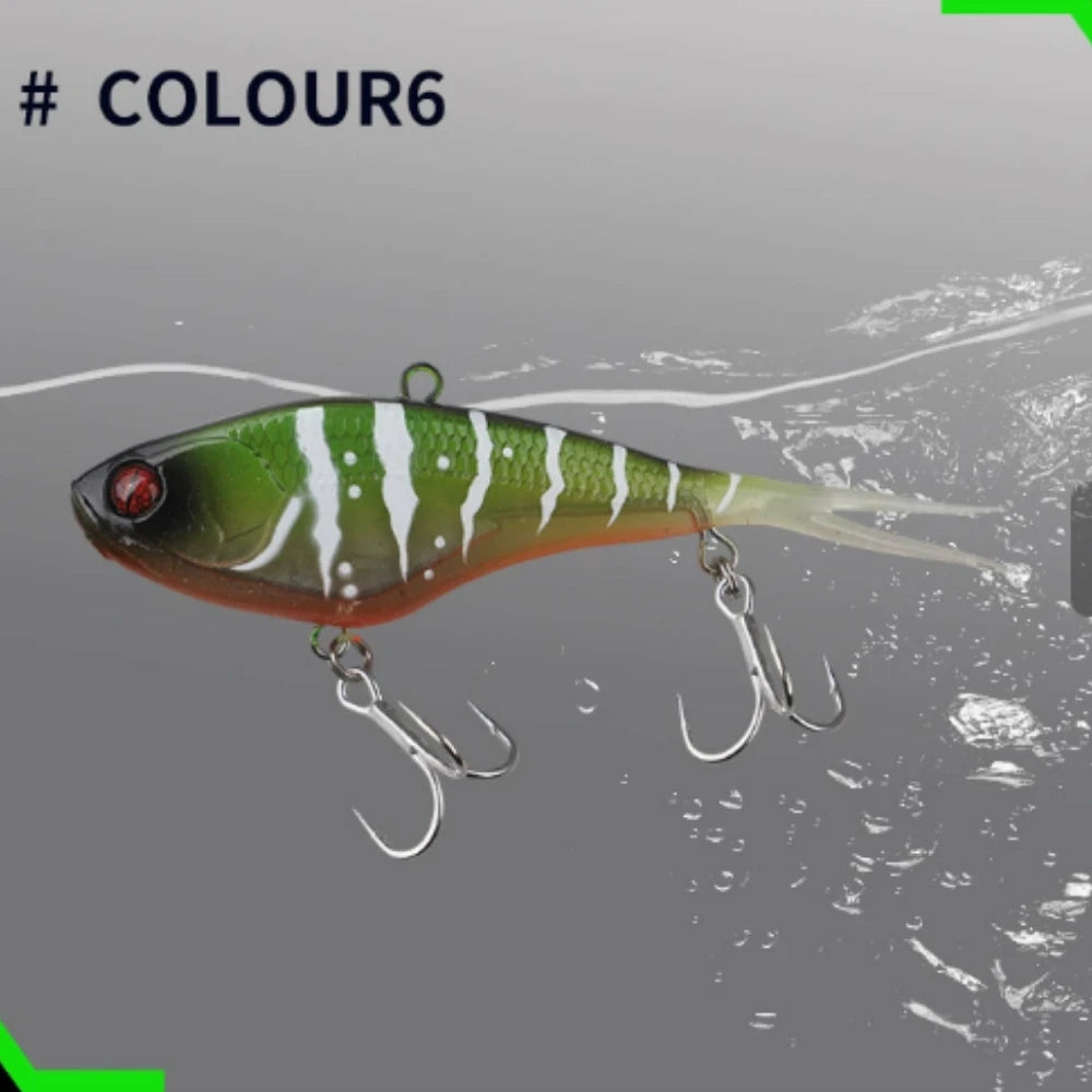 60g Paddle Tail VIB Soft Lure | 13cm Long Casting Leadhead Swimbait