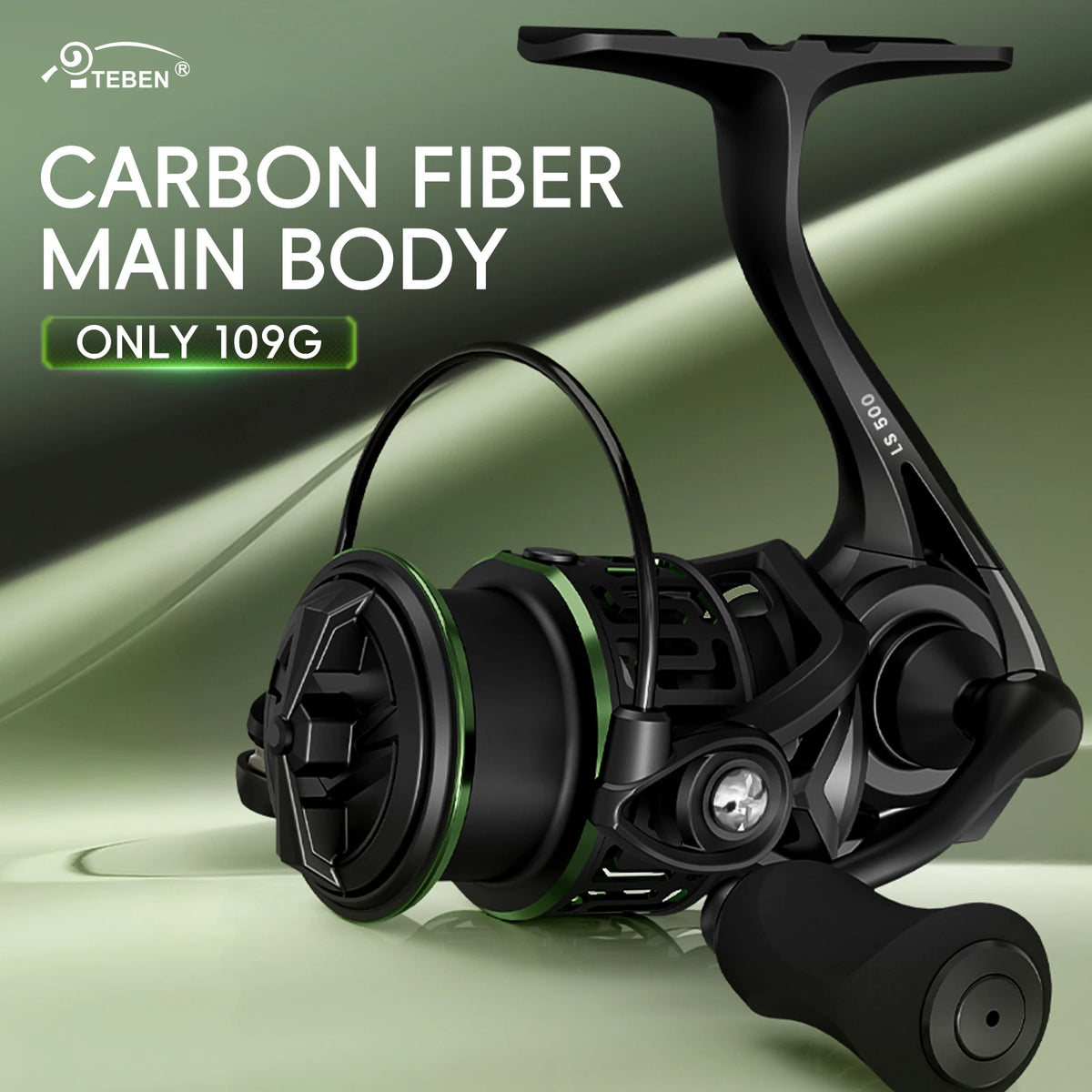 HAUT TON LS Carbon Fibre Ultralight Spinning Reel | 500–3000 | 5+1BB | 5.2:1