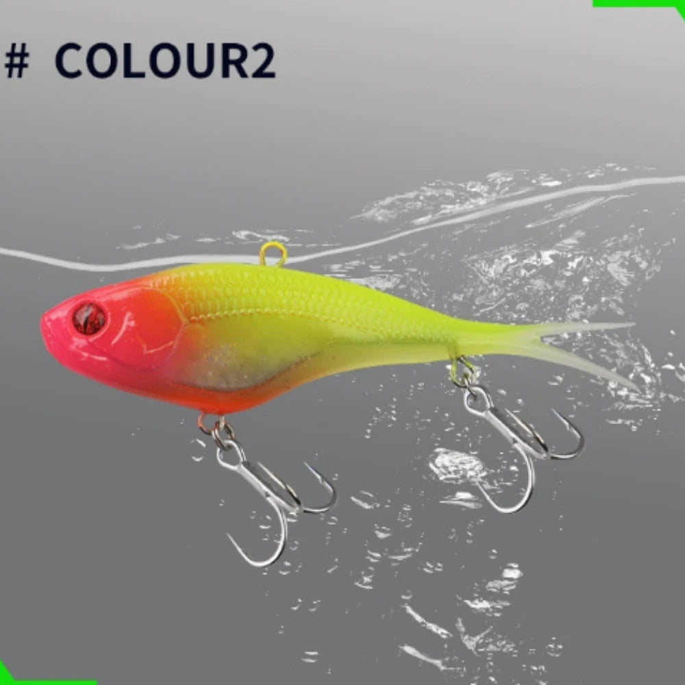 60g Paddle Tail VIB Soft Lure | 13cm Long Casting Leadhead Swimbait