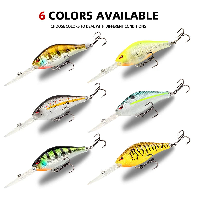 Magic Works 65mm Floating Crankbait | 13.5g Hardbody Fishing Lure