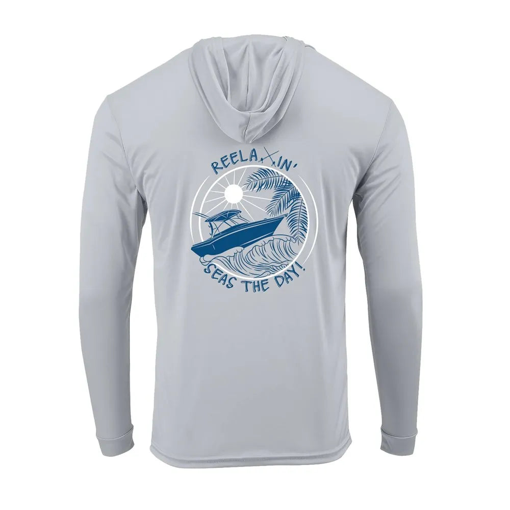 Men’s Long Sleeve Fishing Shirt with Hood | UPF50+ Outdoor Performance Top