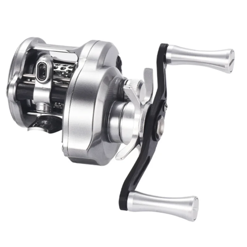 Lizard Fishing BOKI Micro Drum Baitcaster | 118g | 7.6:1 High Speed | Carbon Body | Shallow Spool