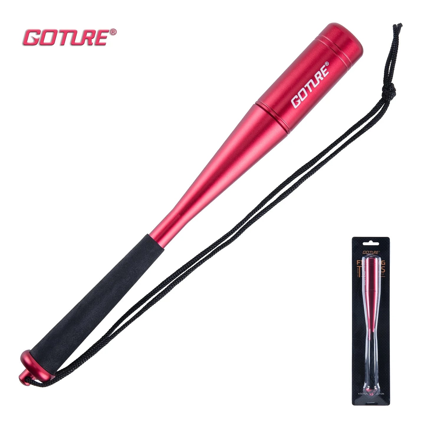 Goture Aluminum Fish Bat | Fishing Priest with EVA Grip | Lightweight Fish Dispatch Tool