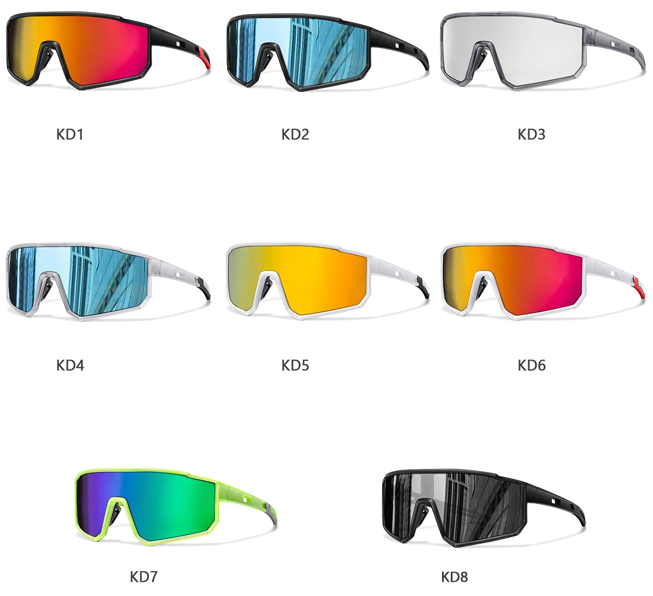 Polarized Fishing Sunglasses | UV Protection Outdoor Sports Eyewear for Fishing, Cycling & Running