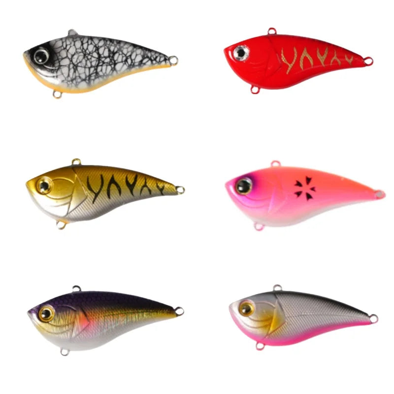 Wondersee 70mm VIB Lure | 15g Sinking Vibration Hardbody | Long Casting Blade Bait
