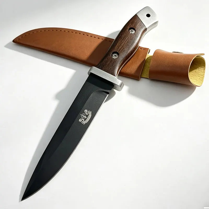 Pocket Knife | Steel Blade | Wooden Handle | 7.8-Inch