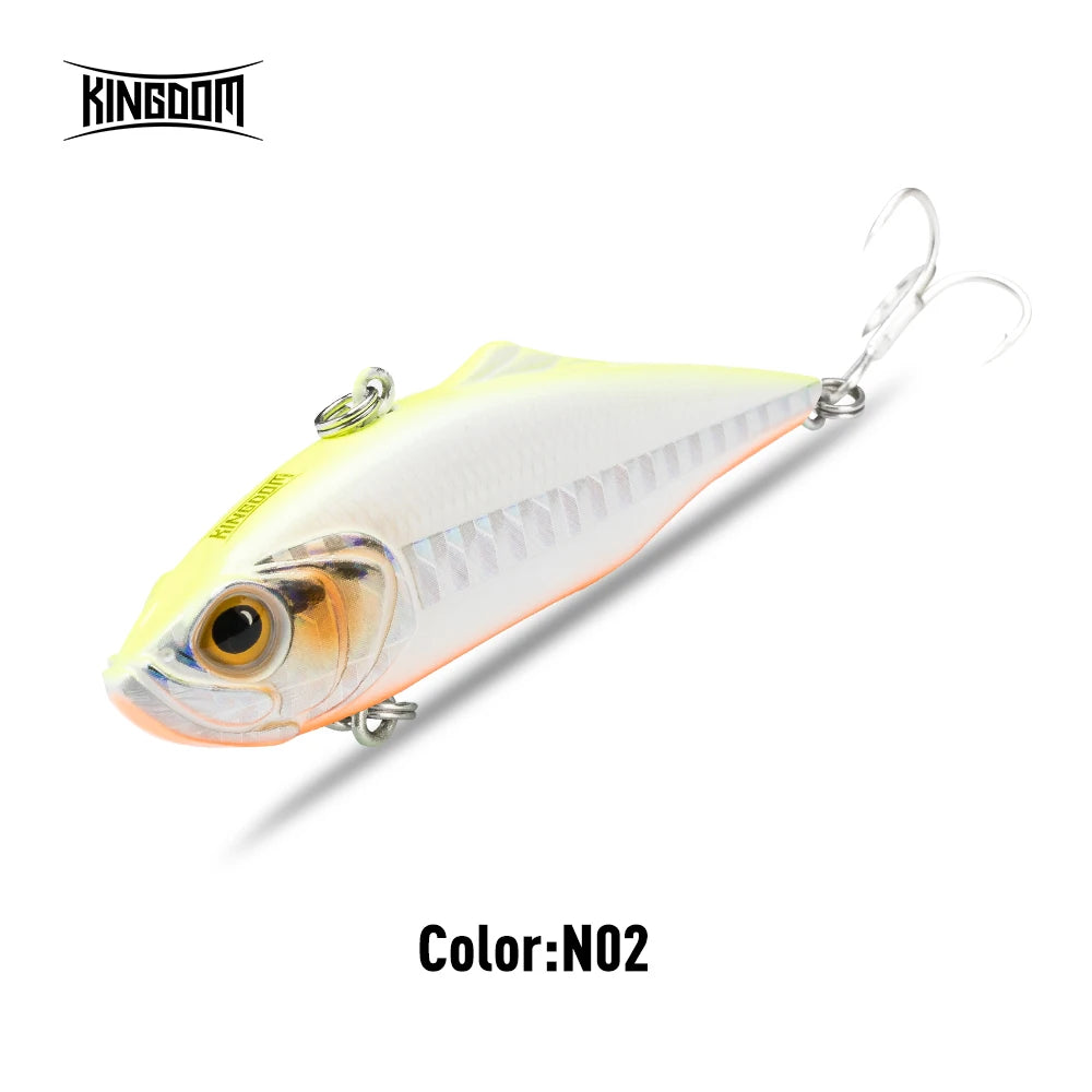 Kingdom Sinking VIB Lure | 10.9g–27.2g Vibration Blade Bait | Long Cast Hard Lure