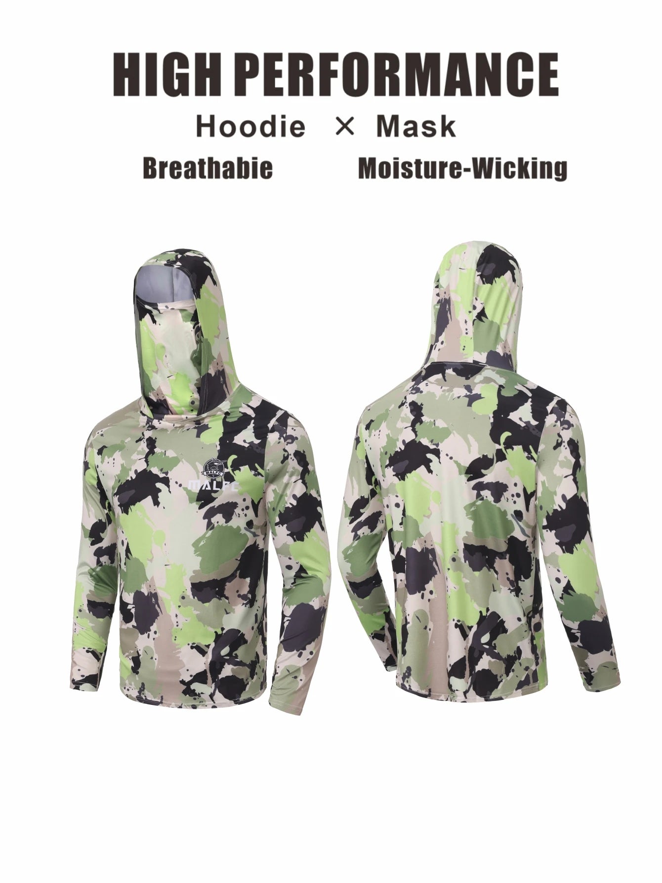 MALFC Hooded Fishing Shirt | UPF UV Protection | Long Sleeve Fishing Apparel