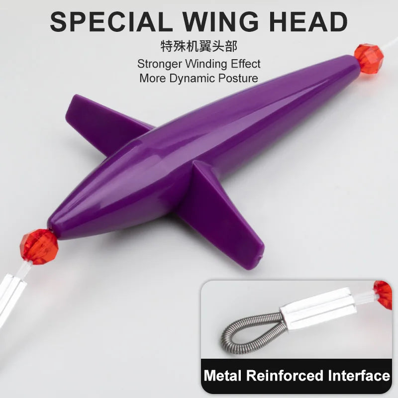 TEASER TR006-C Daisy Chain Bird Teaser | Feather Trolling Lure Set | Rigged Offshore Lure