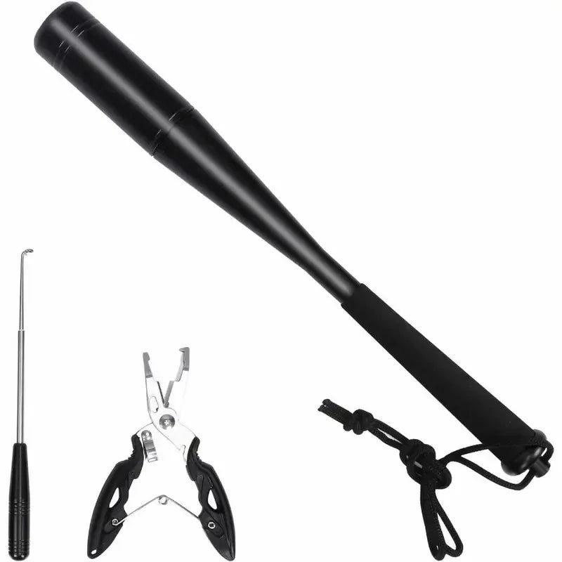 Aluminum Fish Bat | Detachable Head Fishing Priest | Lightweight Fish Dispatch Tool