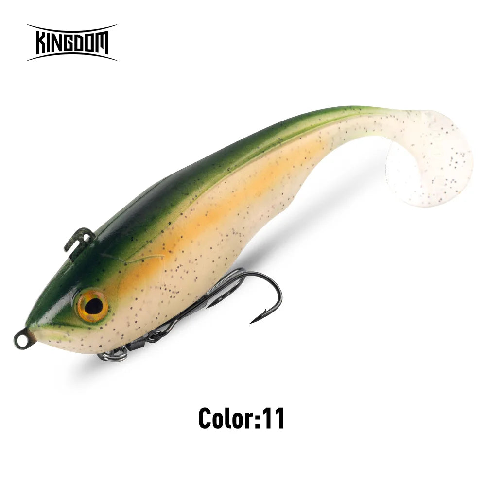 Kingdom Tsunami Soft Swimbait | 170mm 55g Sinking T-Tail Soft Plastic Lure