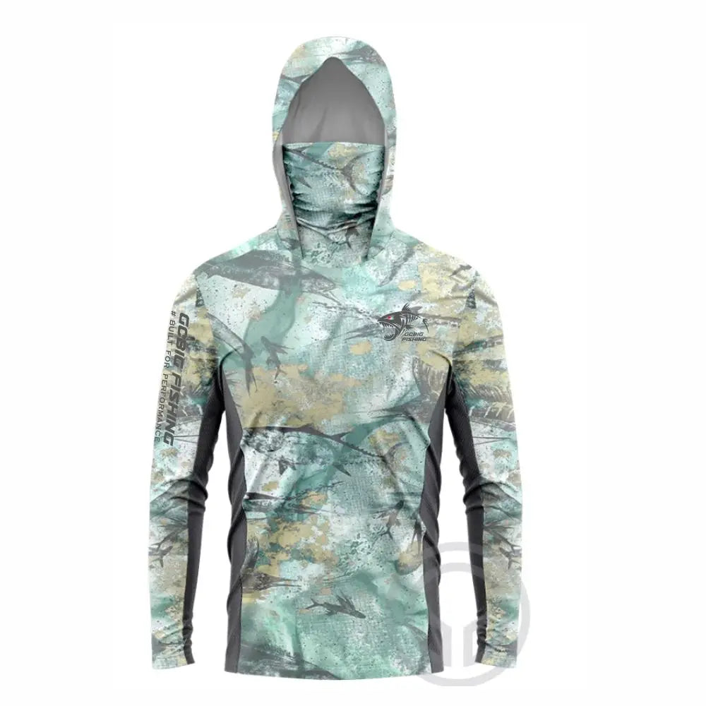 Men’s Long Sleeve Fishing Shirt – Quick-Dry, Breathable & UPF 50+ Sun Protection