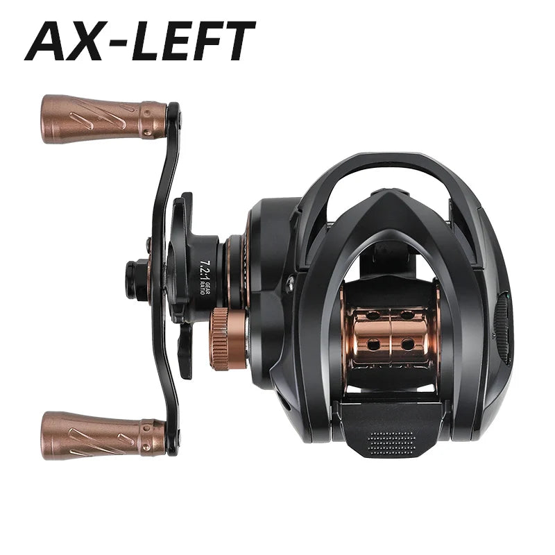 BILLINGS AX200 Baitcasting Reel | 7.2:1 Gear Ratio | 6kg Drag | 4+1 Bearings | Ultralight Baitcaster