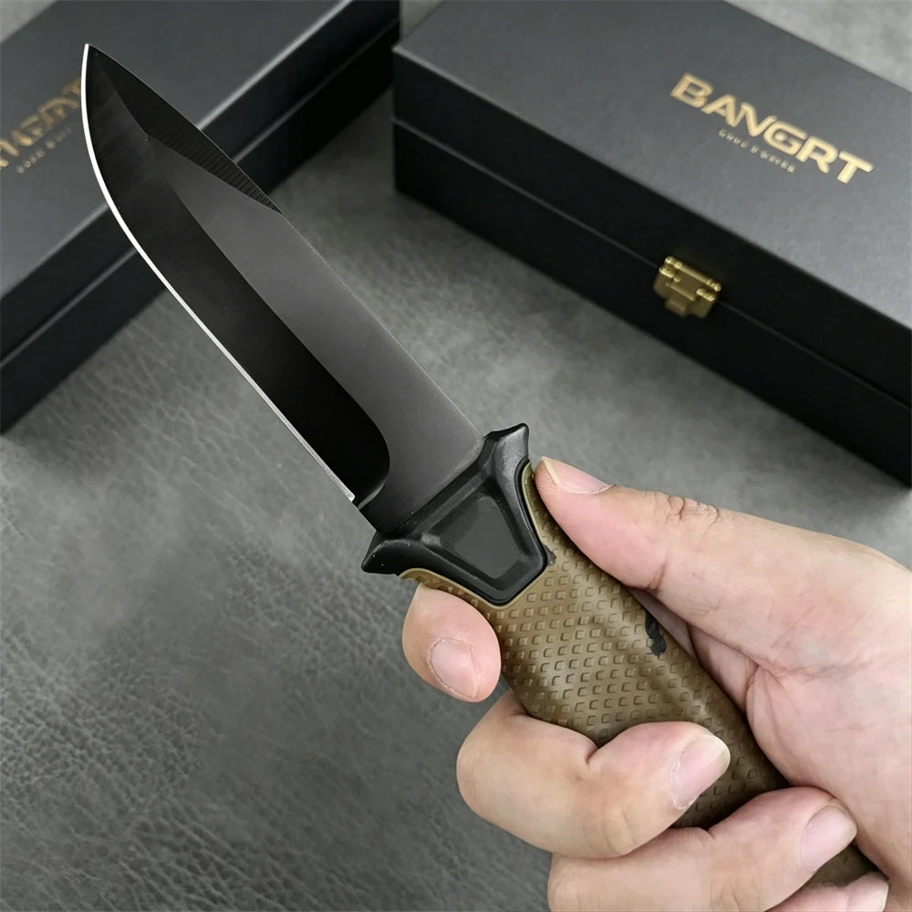 Fixed Blade Knife | 8Cr13Mov Steel | Ergonomic Handle | Includes Sheath