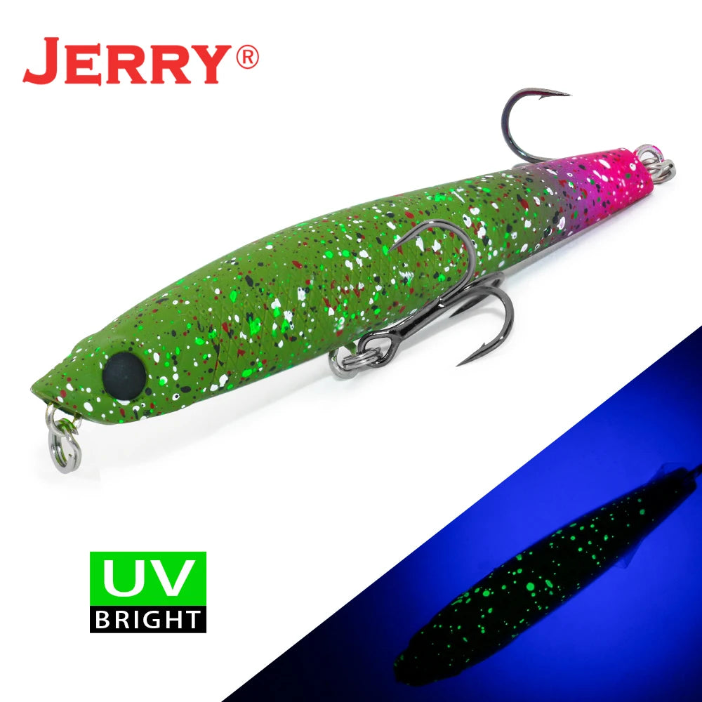 Jerry Blade Topwater Pencil Lure | Floating Stickbait | UV Coated Surface Hardbody | 55mm / 70mm