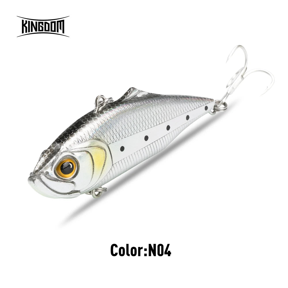 Kingdom Sinking VIB Lure | 10.9g–27.2g Vibration Blade Bait | Long Cast Hard Lure
