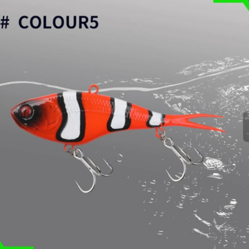 60g Paddle Tail VIB Soft Lure | 13cm Long Casting Leadhead Swimbait