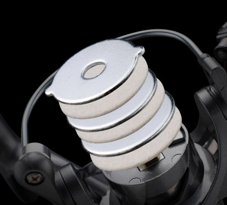 2500S / 3000M Spinning Reel – 3+1 Bearings, 8 kg Drag & CNC Metal Double Handle (Fresh & Saltwater)