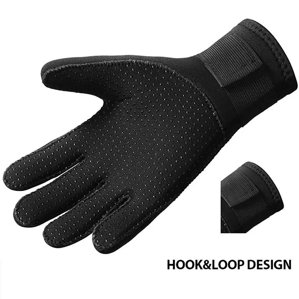 3mm Neoprene Diving Gloves – Warm, Anti-Slip & Waterproof for Fishing, Diving & Water Sports