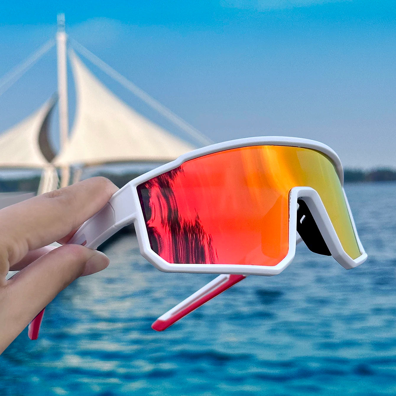 Polarized Fishing Sunglasses | UV Protection Outdoor Sports Eyewear for Fishing, Cycling & Running