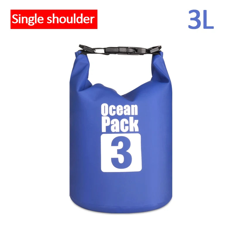 Waterproof Floating Dry Bag | 2L–30L | 500D | Fishing, Boating & Swimming