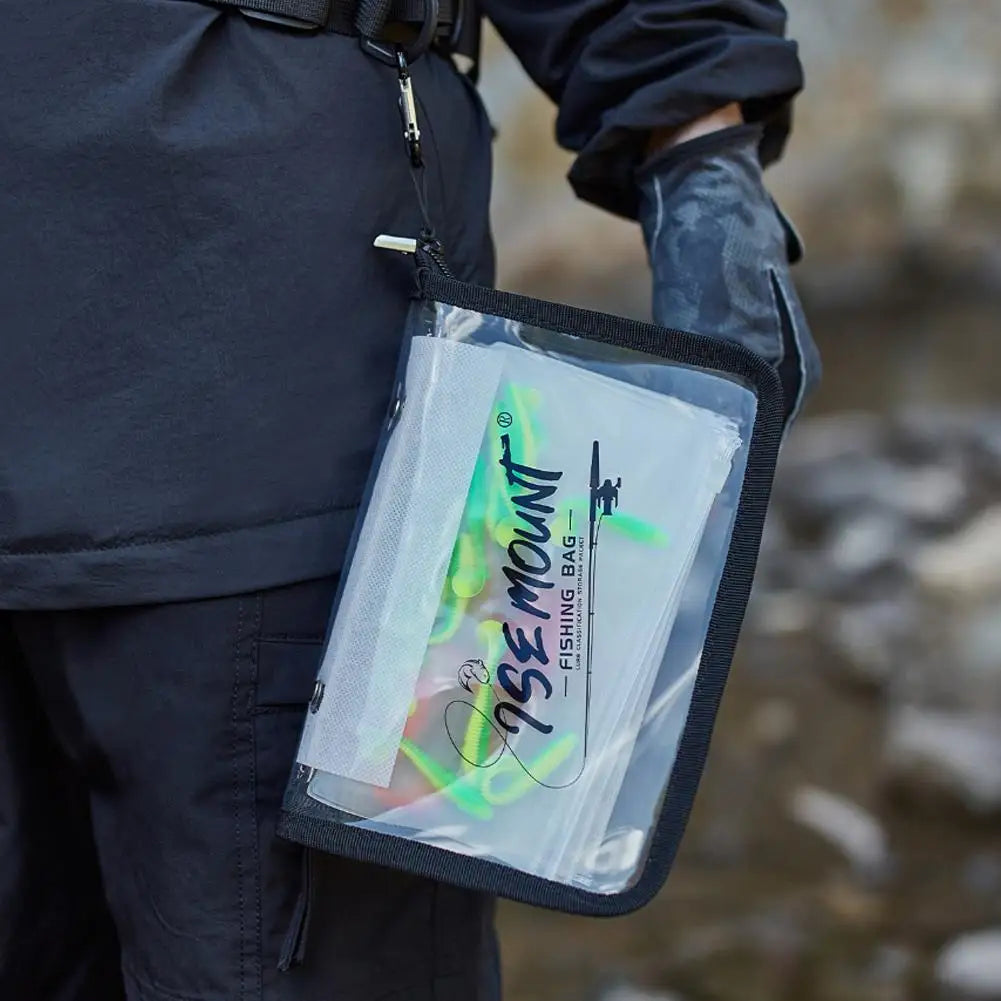 Waterproof Fishing Lure Storage Bag | Transparent PVC Tackle Organiser Pouch