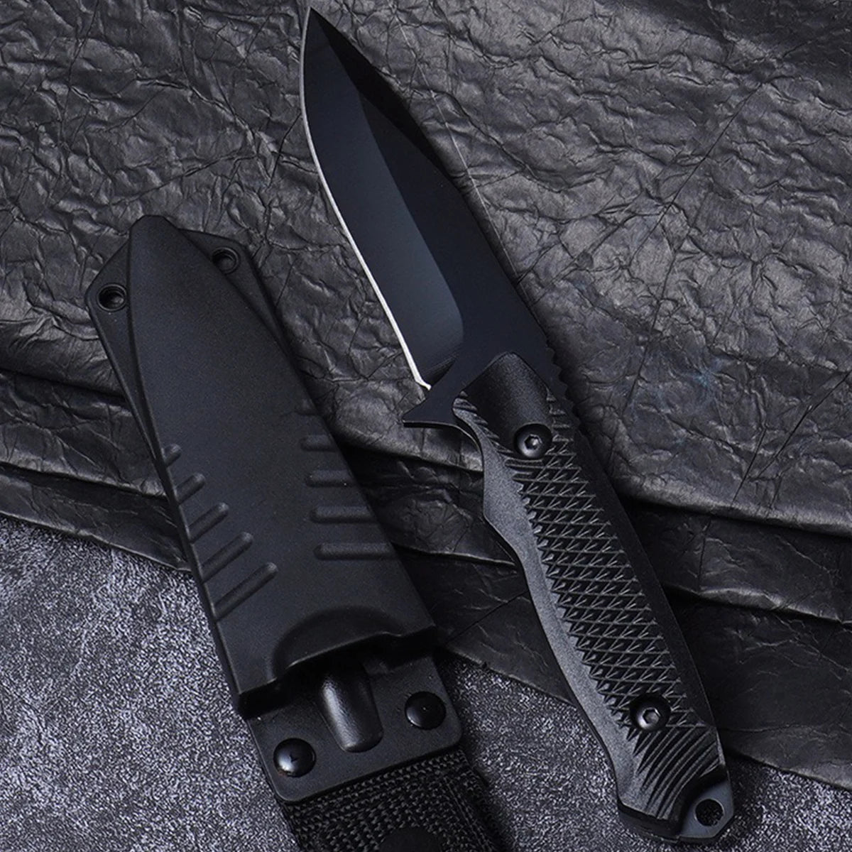 Black Blade Utility Knife | Stainless Steel Blade | 20.3cm Overall Length
