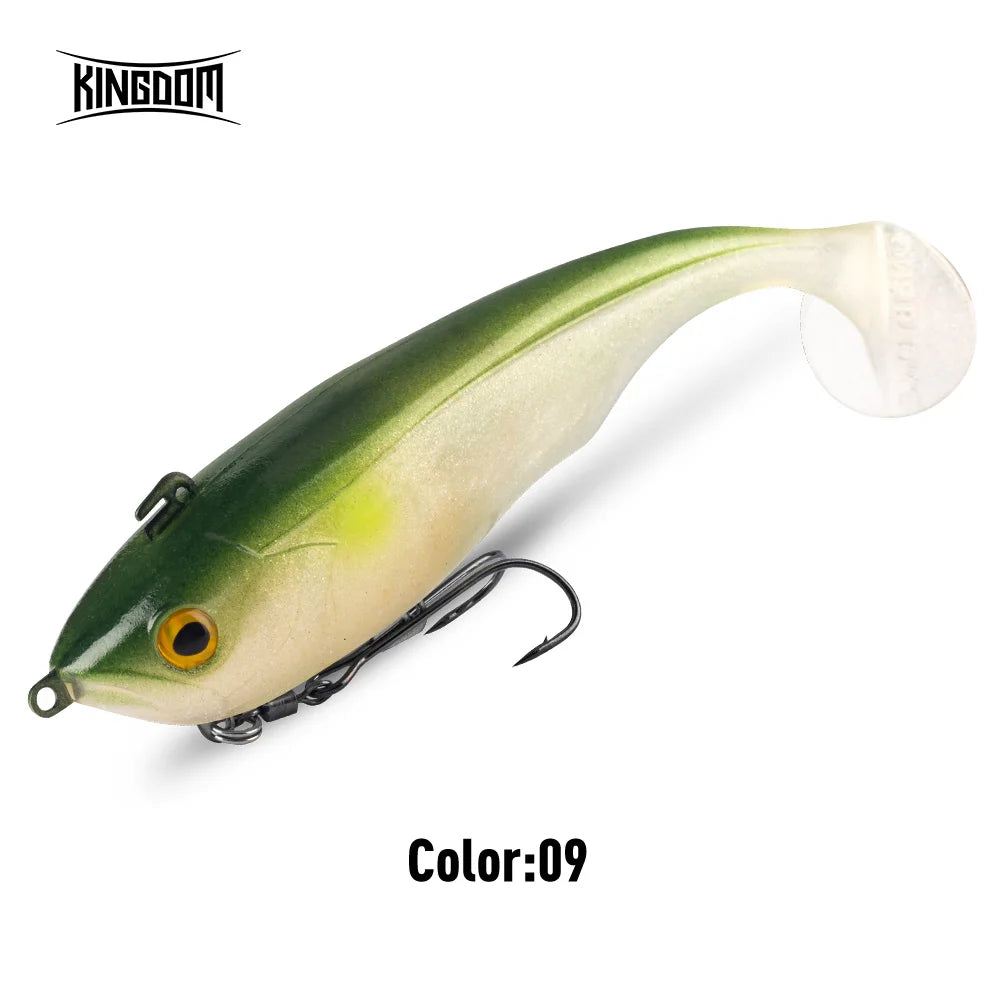 Kingdom Tsunami Soft Swimbait | 170mm 55g Sinking T-Tail Soft Plastic Lure