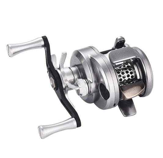 Lizard Fishing BOKI Micro Drum Baitcaster | 118g | 7.6:1 High Speed | Carbon Body | Shallow Spool