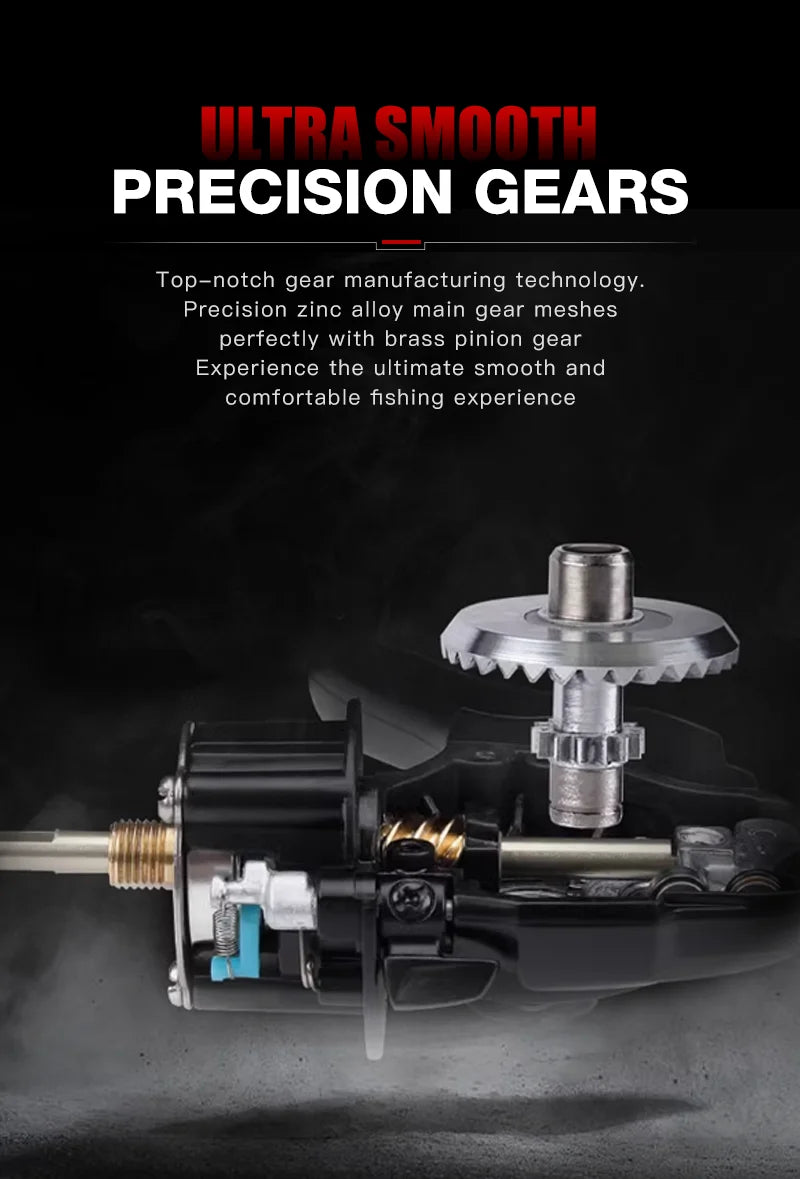Seasir P-Series Prospec Carbon Fiber Spinning Reel – 9 Bearings, 6.2:1 Gear Ratio (2000 & 3000 Sizes)