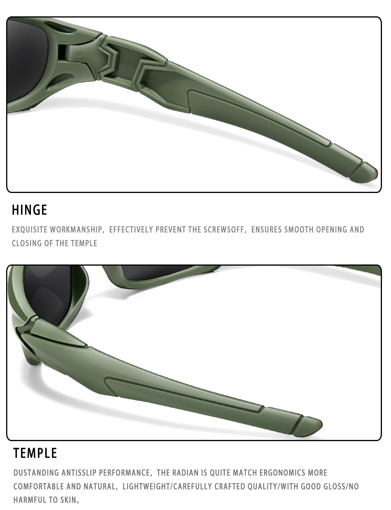 Polarized Camouflage Fishing Sunglasses | UV Protection Outdoor Sports Eyewear