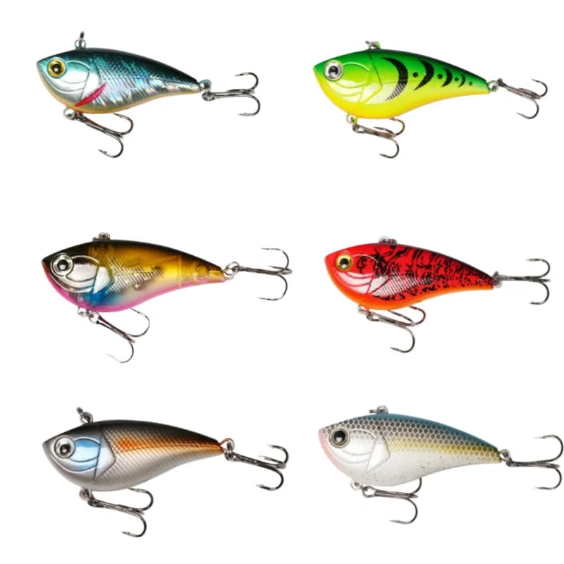 Wondersee 70mm VIB Lure | 15g Sinking Vibration Hardbody | Long Casting Blade Bait