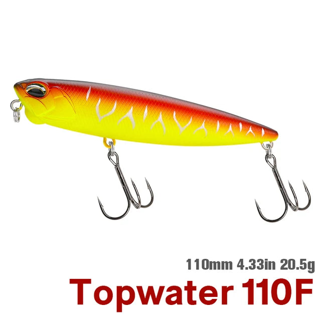 TSURINOYA DW58 Topwater Pencil Lure | 110mm 20.5g Floating Walk-the-Dog Stickbait