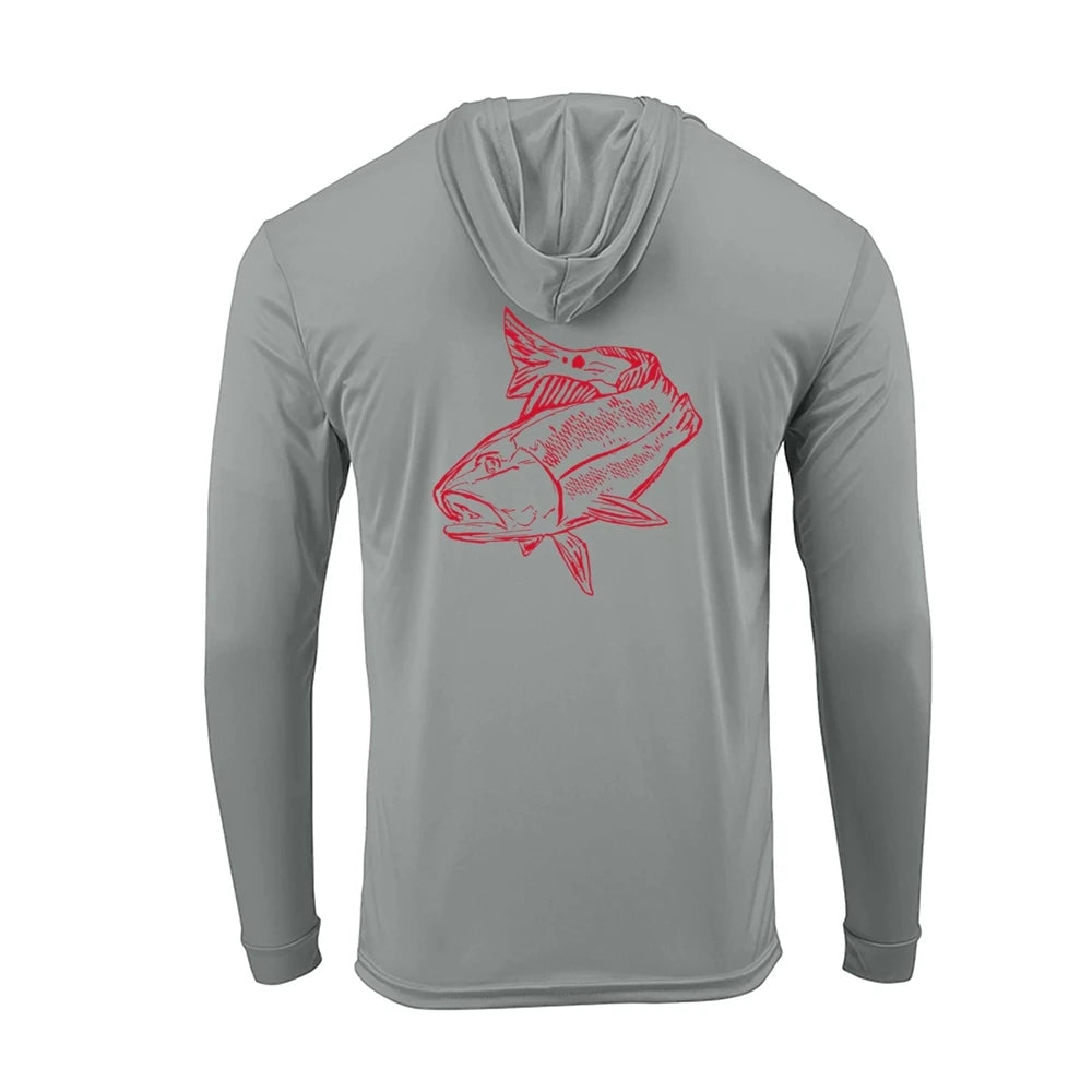 Men’s Long Sleeve Fishing Shirt with Hood | UPF50+ Outdoor Performance Top