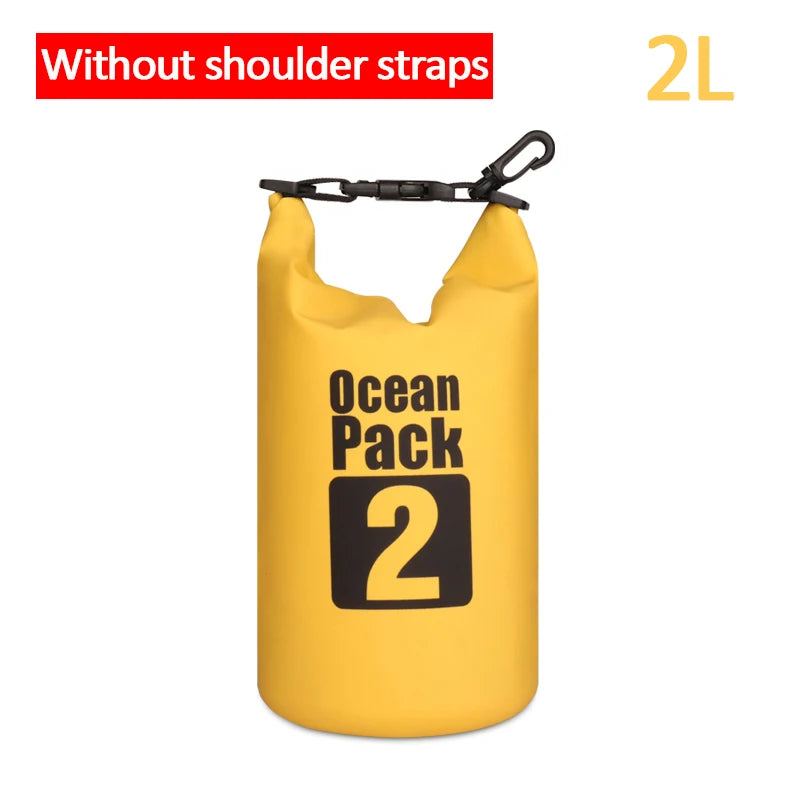 Waterproof Floating Dry Bag | 2L–30L | 500D | Fishing, Boating & Swimming