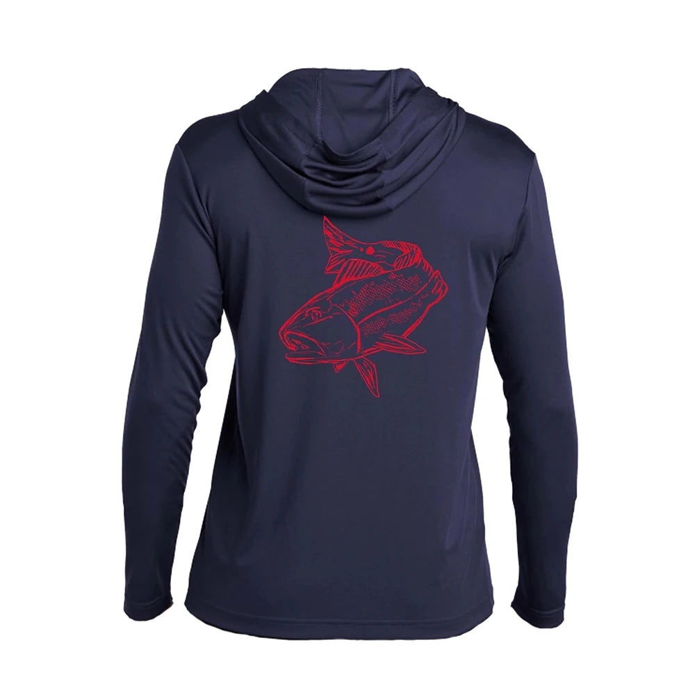 Men’s Long Sleeve Fishing Shirt with Hood | UPF50+ Outdoor Performance Top