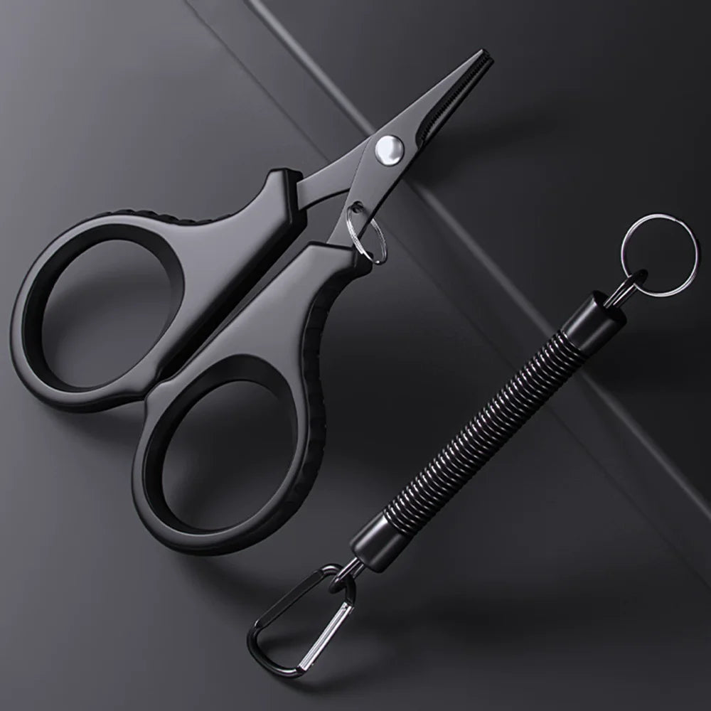 Fishing Scissor & Plier Set | Titanium-Coated Braid Cutter & Multi-Tool | Stainless Steel Fishing Tool Kit