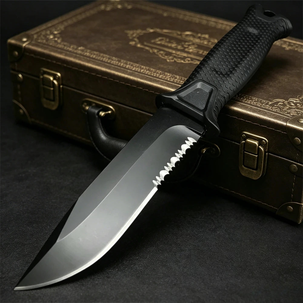 Fixed Blade Knife | 8Cr13Mov Steel | Ergonomic Handle | Includes Sheath
