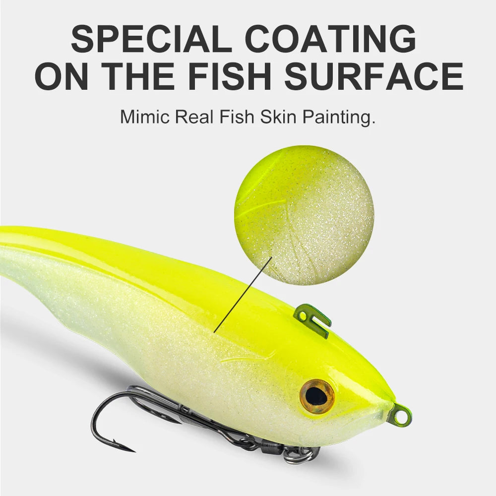 Kingdom Tsunami Soft Swimbait | 170mm 55g Sinking T-Tail Soft Plastic Lure
