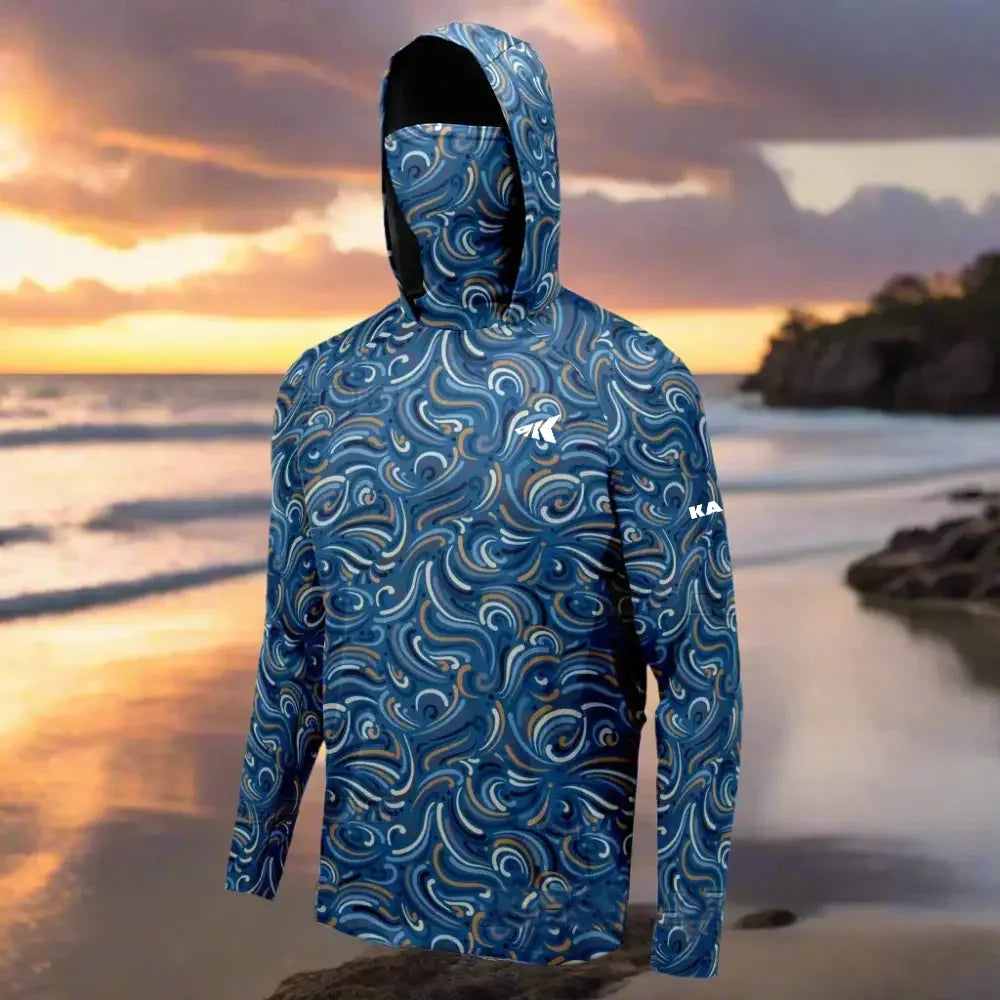 Hooded Fishing Shirt – UPF 50+ Sun Protection, Quick-Dry & Breathable Fabric