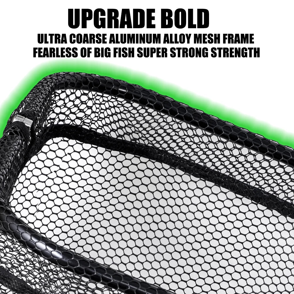 SAMOLLA Telescopic Fishing Landing Net | 130cm | Small Mesh | Retractable Hand Net
