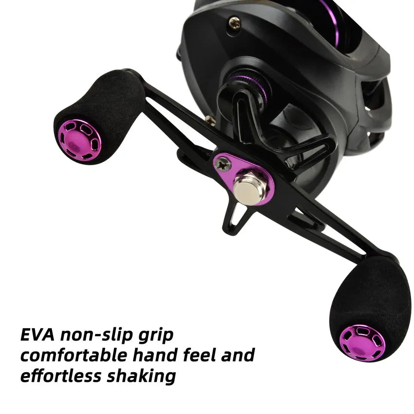 Baitcaster Reel | 7.2:1 High-Speed Gear Ratio | 8–10KG Max Drag | Lightweight Lure Casting Reel
