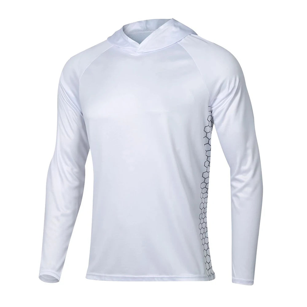 Men’s Camouflage Fishing Hoodie | UPF50+ Long Sleeve Sun Protection Fishing Shirt