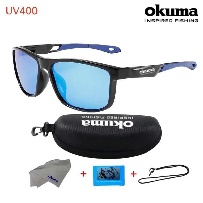 Okuma Polarized Sunglasses | UV400 Protection | Anti-Glare Outdoor Eyewear for Fishing, Cycling & Driving